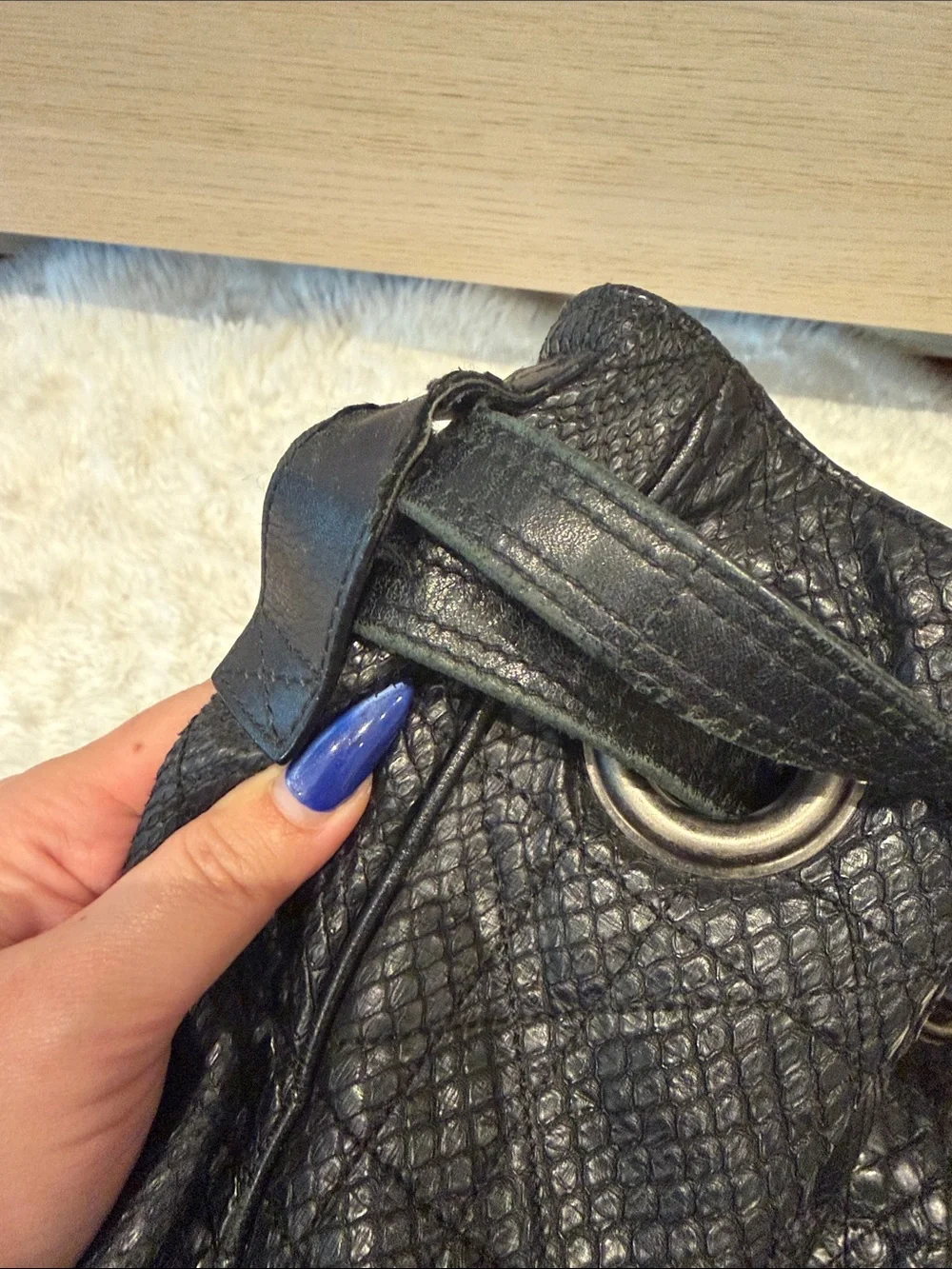 Dior Limited Edition Cannage Python Bag
